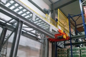 2014. Single-pillar vertical conveyors