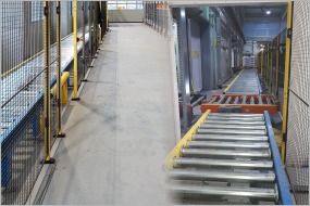 Pallet handling in the chemical industry 
