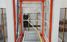 2017. Four-pillar vertical conveyors